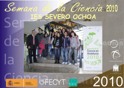 ciencia 2010 09-11-10 IES SEVERO OCHOA